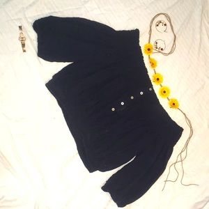 Free people, navy blue size Large